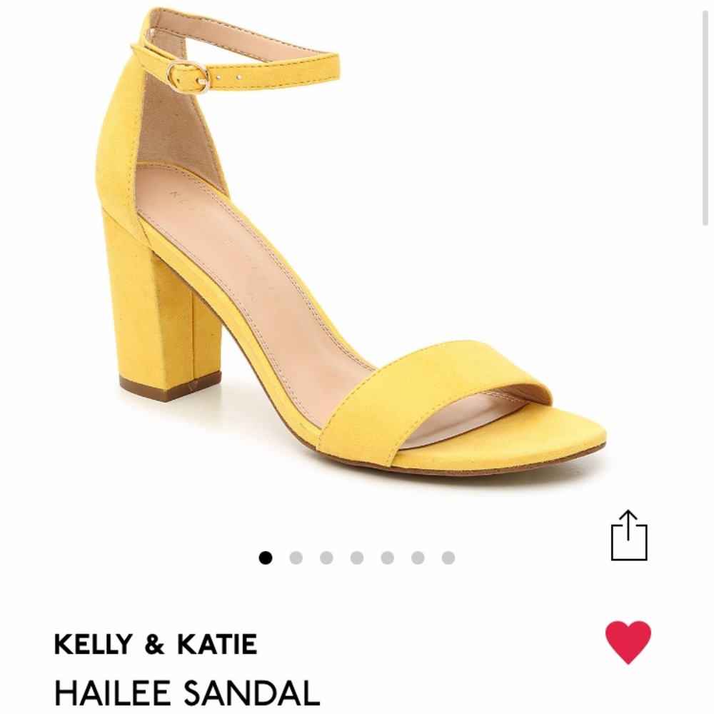 Kelly & Katie Hailee Yellow Heel